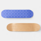Skateboard Motif de cercles bleus rétrogradés (Horz)