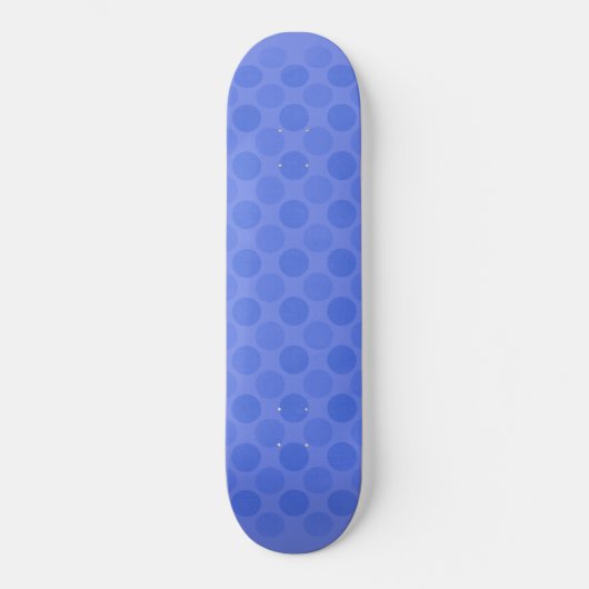 Skateboard Motif de cercles bleus rétrogradés (Recto)