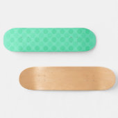Skateboard Motif de cercles verts rétrogrades (Horz)