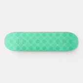 Skateboard Motif de cercles verts rétrogrades (Horz)