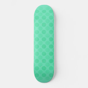 Skateboard Motif de cercles verts rétrogrades