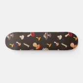 Skateboard Motif de champignons (Horz)
