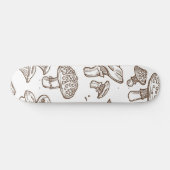 Skateboard Motif de champignons (Horz)