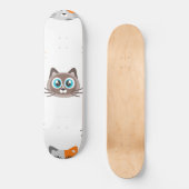 Skateboard Motif de chat (Recto)