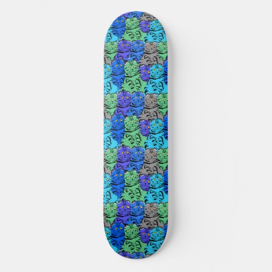 Skateboard Motif de chat (Recto)
