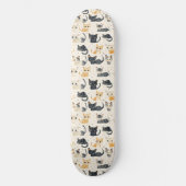 Skateboard Motif de chats étranges (Recto)