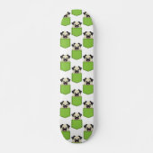 Skateboard Motif de chien de poche (Devant)