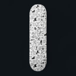 Skateboard Motif de chiens noirs et blancs | Cool Canine Love<br><div class="desc">Chiens noirs et blancs motif avec de nombreuses races de chiens dont un Beagle, un Carlin, Cocker Spaniel, Border Collie, Great Dane, French Bulldog, Bloodhound, Yorkshire Terrier, Shiba Inu, Basset Hound, Pit Bull, Boston Terrier, Alaskan Klee Kai, Bulldog, Dalmatian, Bichon Frise, Dachshachshach, Dachshach und, Pointer, Pekingese, Chihuahua, Shih Tzu, Keeshond...</div>