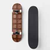 Skateboard Motif de chocolat (Recto)