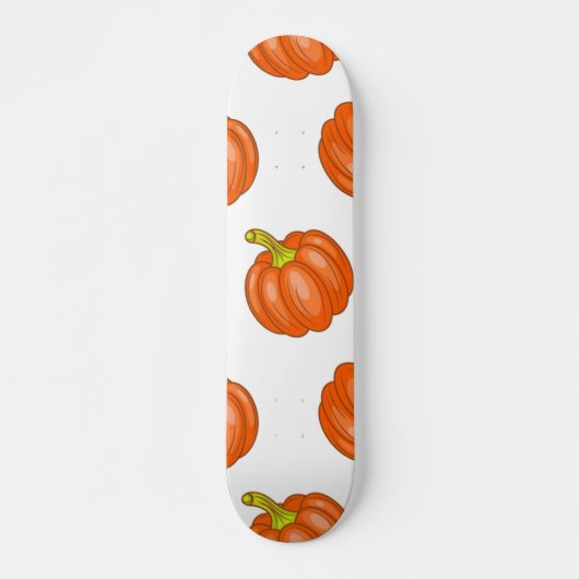 Skateboard Motif de citrouille (Devant)