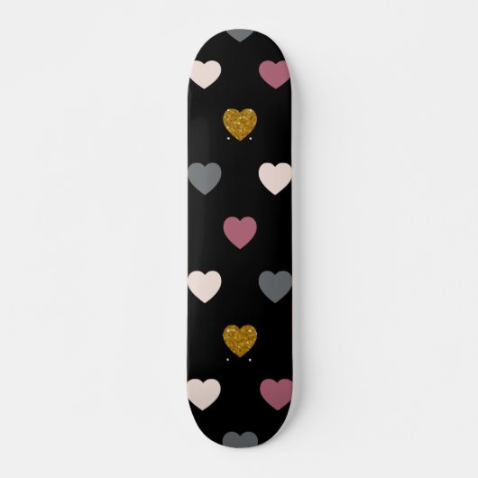 Skateboard Motif de coeur 30 (Devant)