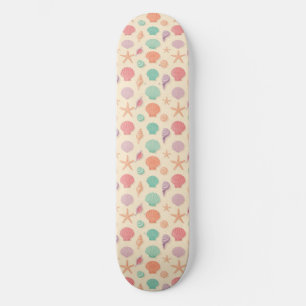 Skateboard Motif de coquillage côtier