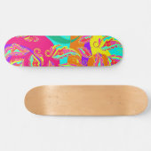 Skateboard motif de couleur abstrait (Horz)