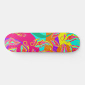 Skateboard motif de couleur abstrait (Horz)