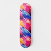 Skateboard motif de coups de pinceau 2 (Recto)