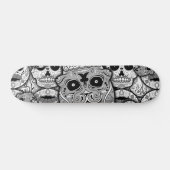 Skateboard Motif de crânes de sucre (Horz)