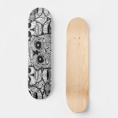 Skateboard Motif de crânes de sucre (Recto)