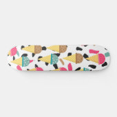 Skateboard Motif de crème glacée mignonne (Horz)