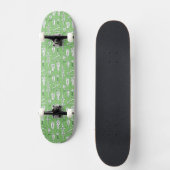 Skateboard Motif de crocodile de croquis (Recto)