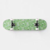 Skateboard Motif de crocodile de croquis (Horz)