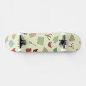 Skateboard Motif de cuisine (Horz)