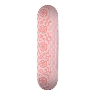 Skateboard Motif de dentelle, cru 3 de fleur