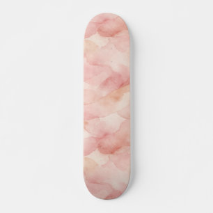 Skateboard Motif de design abstrait moderne rose tendre