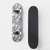 Skateboard Motif de diamant - polygone abstrait (Recto)