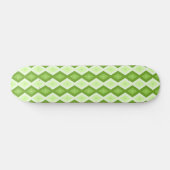 Skateboard Motif de diamant vert Chartreuse (Horz)