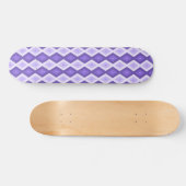 Skateboard Motif de diamant violet (Horz)