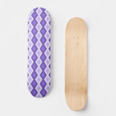Skateboard Motif de diamant violet (Recto)