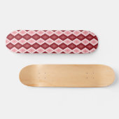 Skateboard Motif de diamants rouges (Horz)