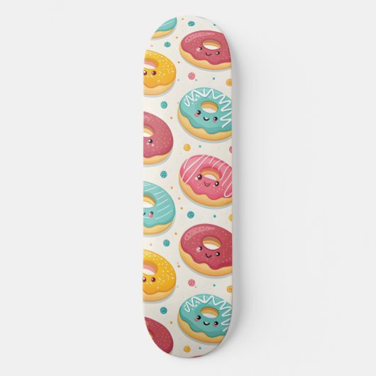 Skateboard Motif de Donuts (Recto)