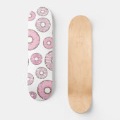 Skateboard Motif De Donuts, Donuts Roses, Saupoudrages (Recto)