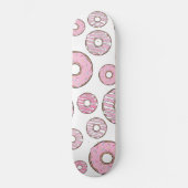 Skateboard Motif De Donuts, Donuts Roses, Saupoudrages (Recto)
