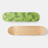 Skateboard Motif de feuilles vertes (Horz)