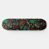 Skateboard Motif de Fiesta du Mexique (Horz)