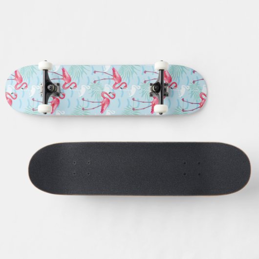 Skateboard Motif de Flamant rose (Horz)
