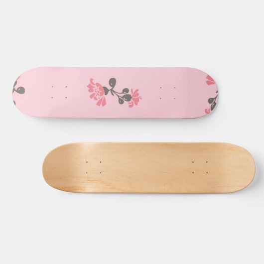 Skateboard Motif de fleurs (Horz)