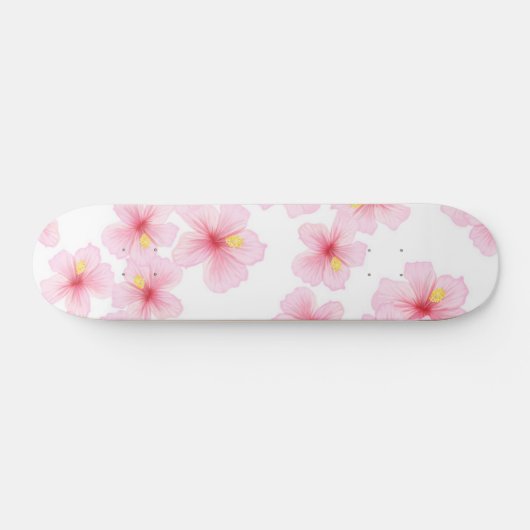 Skateboard Motif de fleurs (Horz)