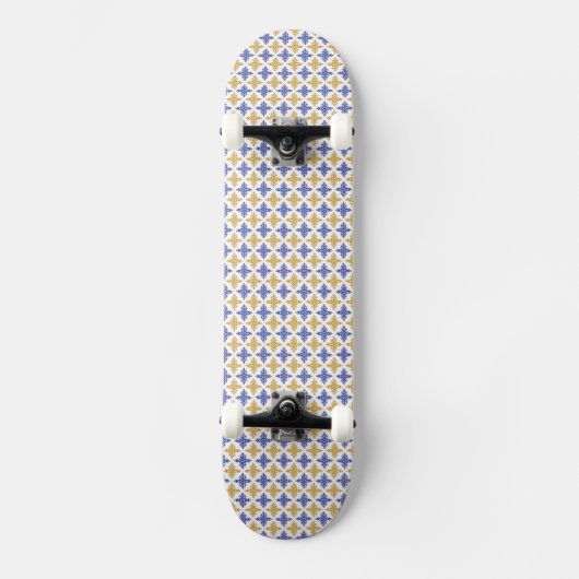 Skateboard Motif de fleurs (Recto)