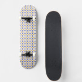 Skateboard Motif de fleurs (Devant)