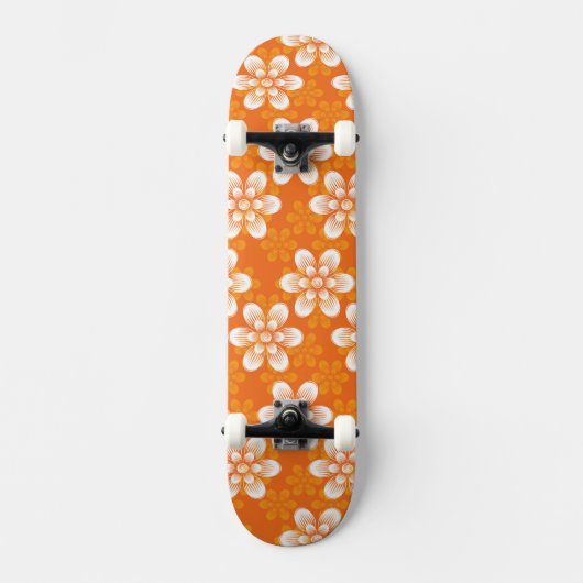 Skateboard Motif de fleurs (Recto)