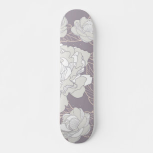 Skateboard Motif de fleurs