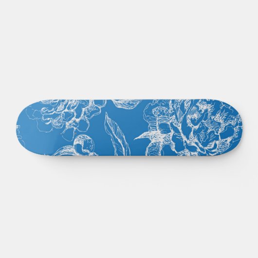 Skateboard Motif de fleurs (Horz)
