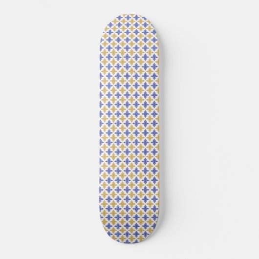 Skateboard Motif de fleurs (Recto)