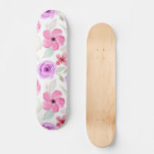 Skateboard Motif de fleurs (Recto)