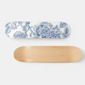 Skateboard Motif de fleurs (Horz)
