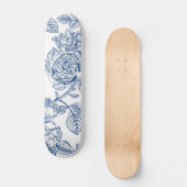 Skateboard Motif de fleurs (Recto)