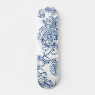 Skateboard Motif de fleurs